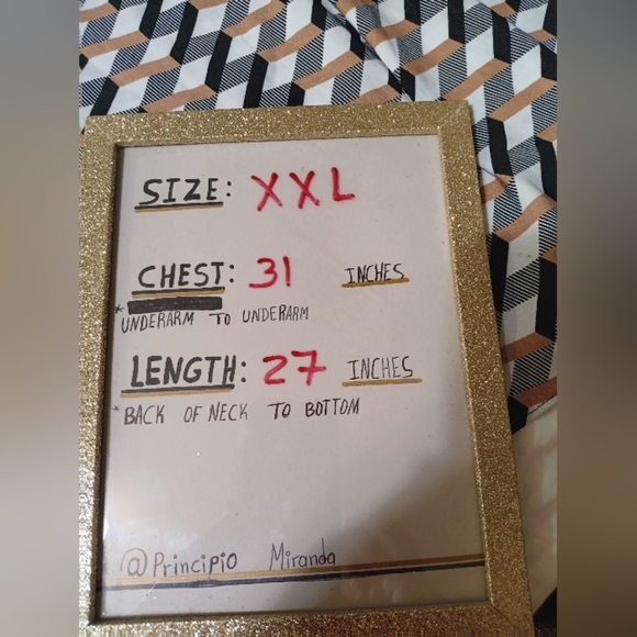 Worthington Black and Gray 3/4 Sleeve Ruched Blouse - Picture 6 of 9